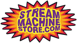 stream machine store logo