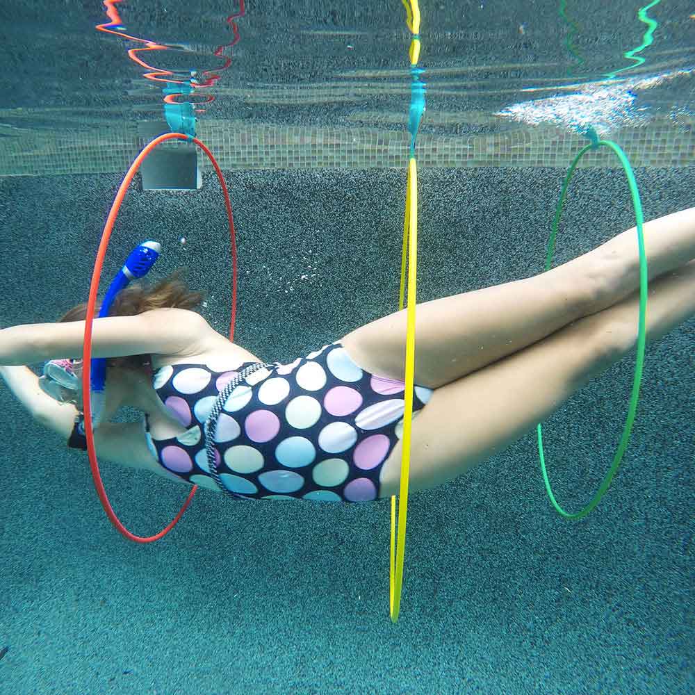 Swim Thru Rings Swimming Rings Water Sports Underwater Rings 81055 7