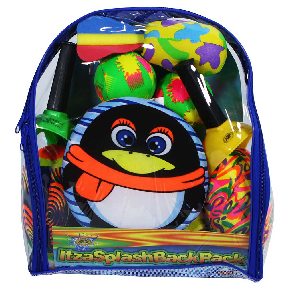 splasher backpack water toys